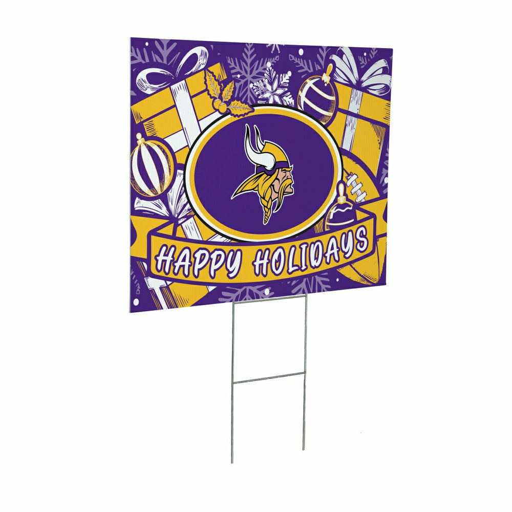 Minnesota Vikings Yard Sign, Holiday, NFL, Home