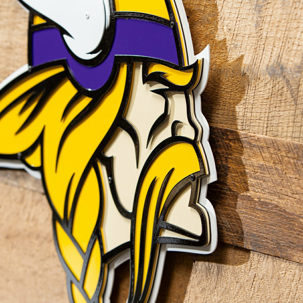 Minnesota Vikings Premier Metal Wall Art, NFL, Home