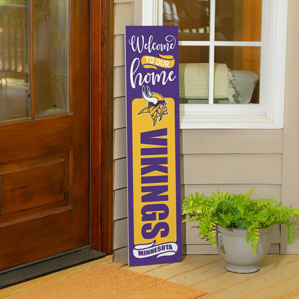 47" Double Sided Leaner, Minnesota Vikings, Halloween, NFL, Home