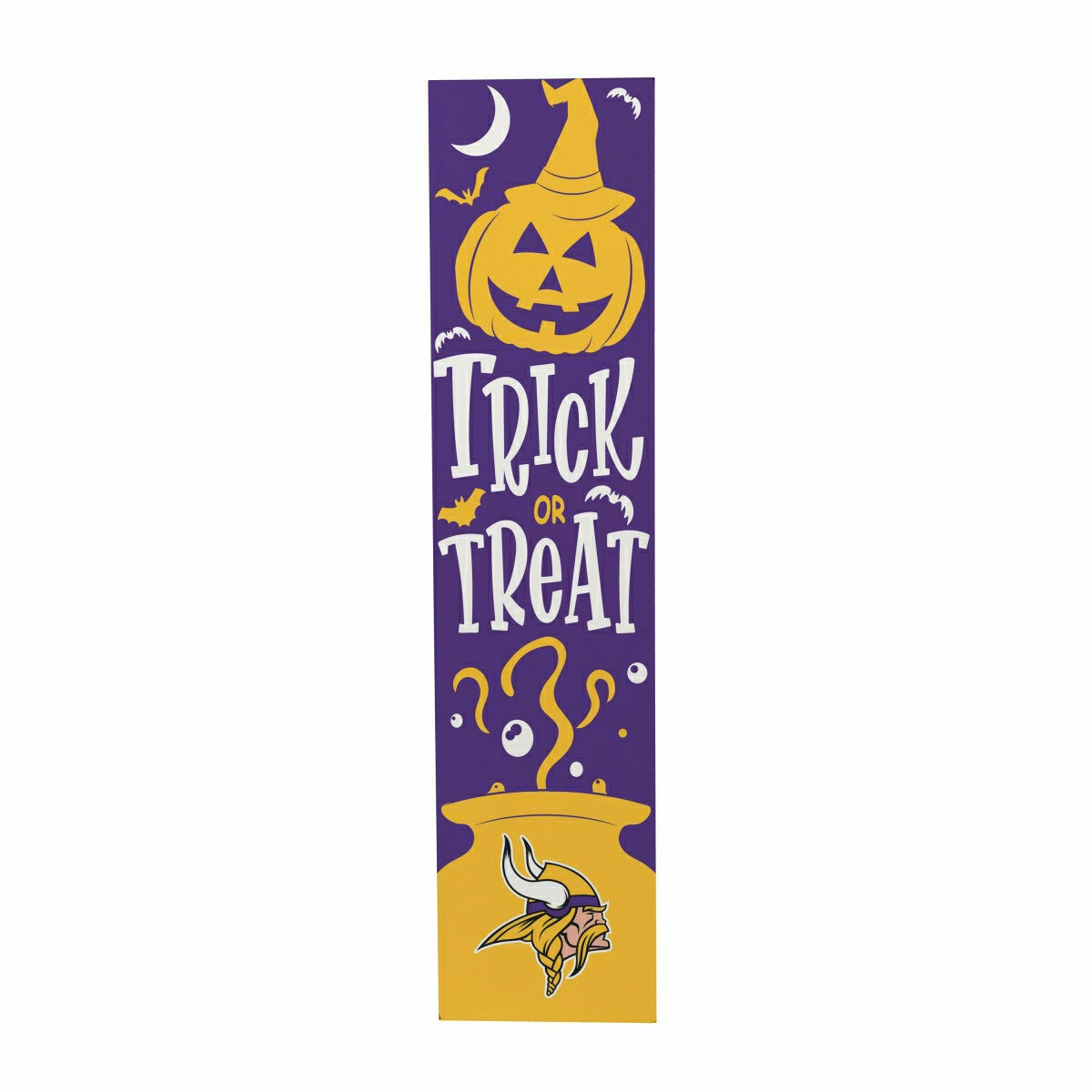 47" Double Sided Leaner, Minnesota Vikings, Halloween, NFL, Home