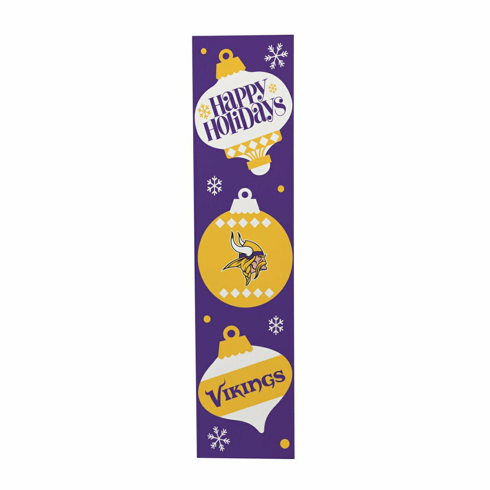 47" Double Sided Leaner, Minnesota Vikings, Christmas, NFL, Home