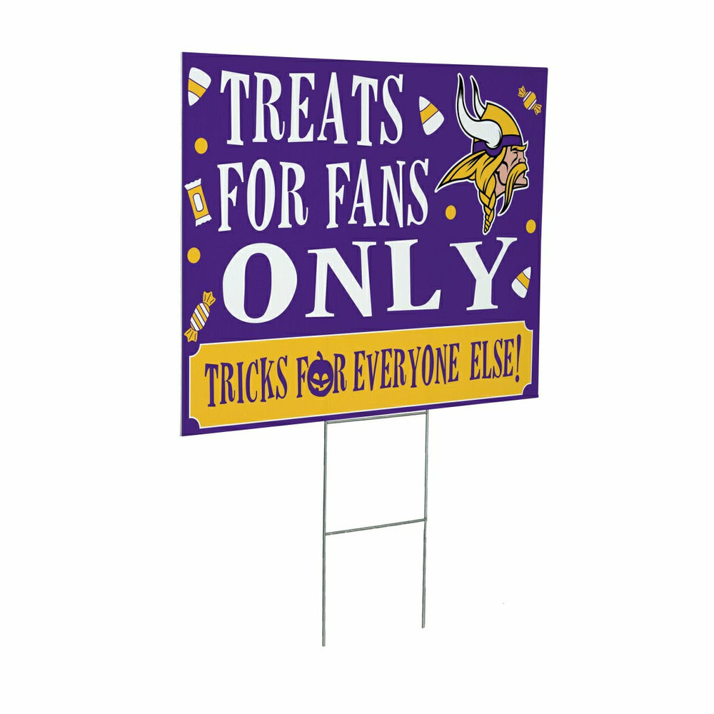Minnesota Vikings Yard Sign, Halloween Treats for Fans, NFL, Home