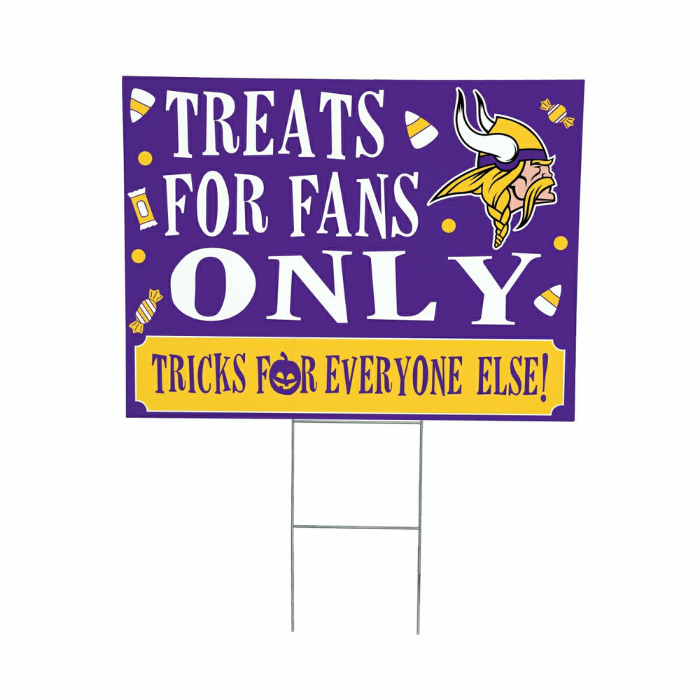 Minnesota Vikings Yard Sign, Halloween Treats for Fans, NFL, Home