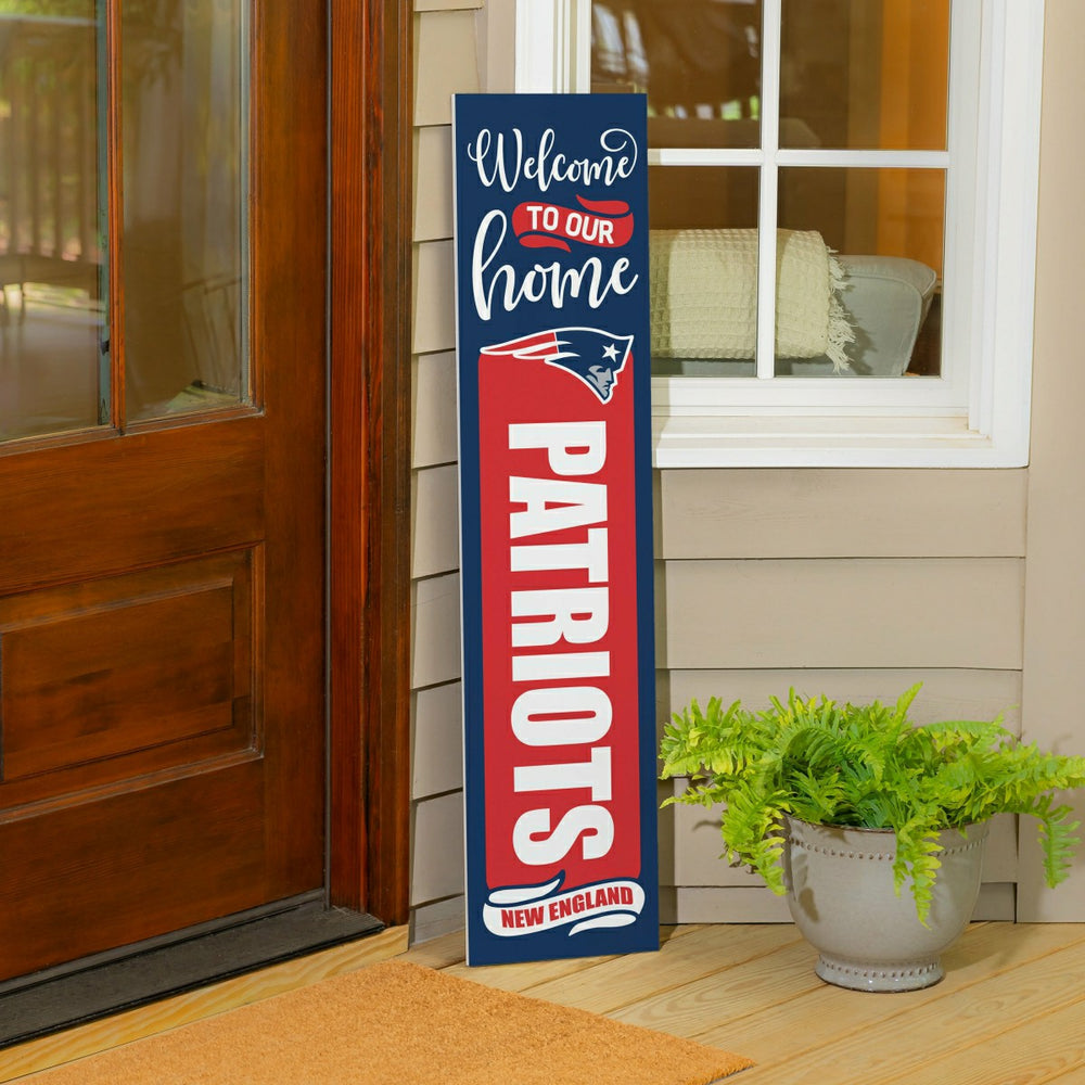 47" Double Sided Leaner, New England Patriots, Halloween, NFL, Home