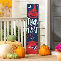 47" Double Sided Leaner, New England Patriots, Halloween, NFL, Home