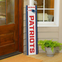 47" Double Sided Leaner, New England Patriots, Christmas, NFL, Home