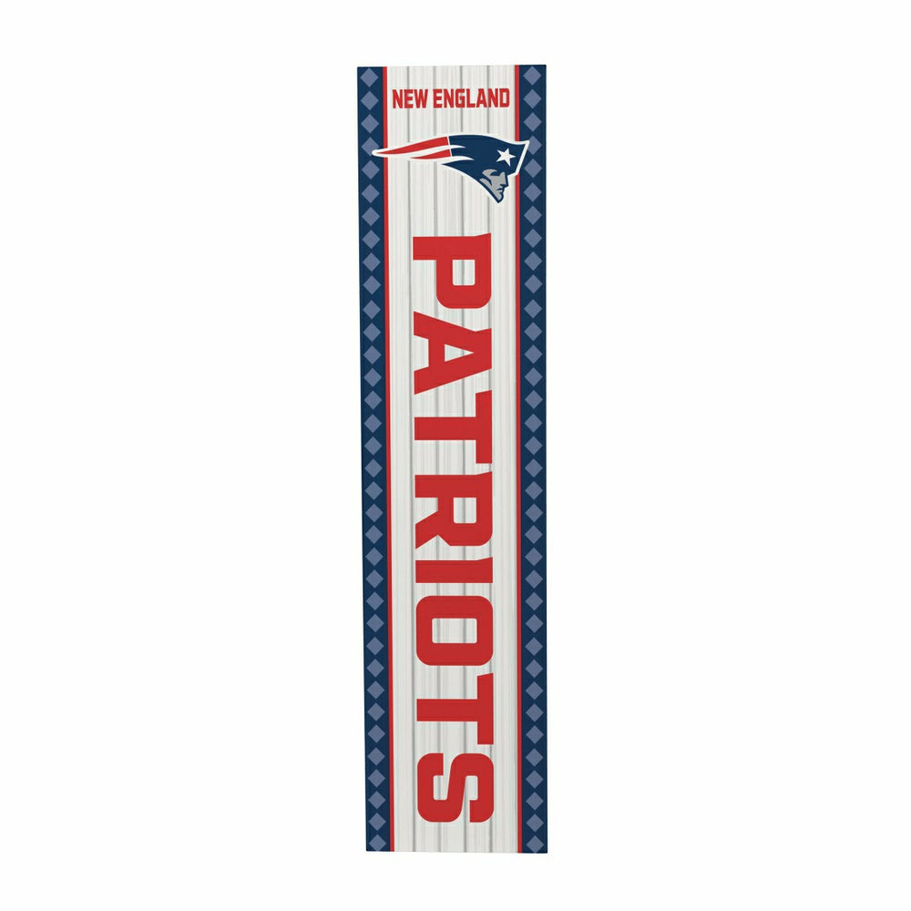 47" Double Sided Leaner, New England Patriots, Christmas, NFL, Home