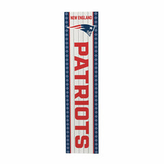 47" Double Sided Leaner, New England Patriots, Christmas, NFL, Home