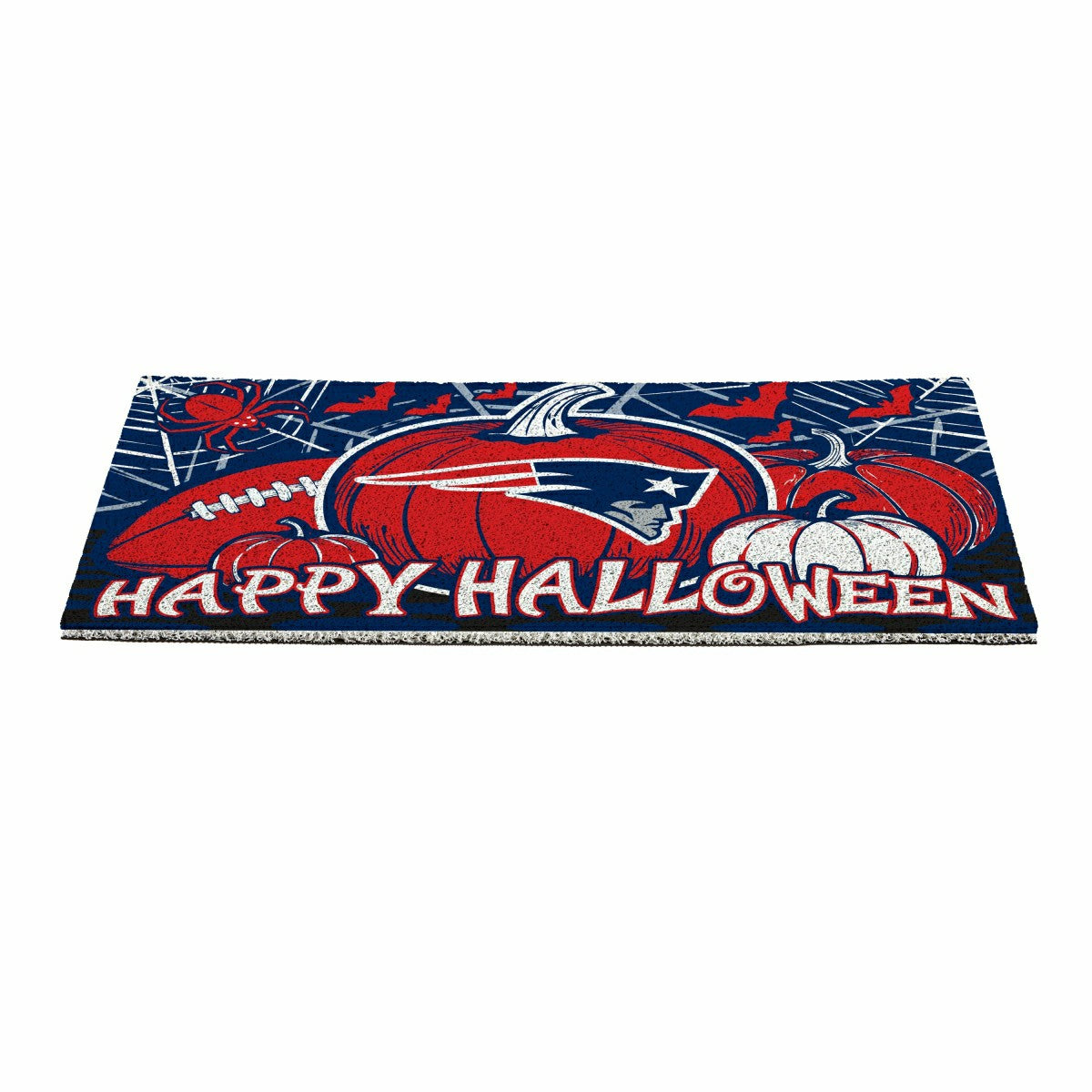 New England Patriots Halloween PVC Mat, 28"x16", NFL