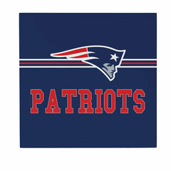 New England Patriots Wood Wall Sign, 12x12, NFL, Home