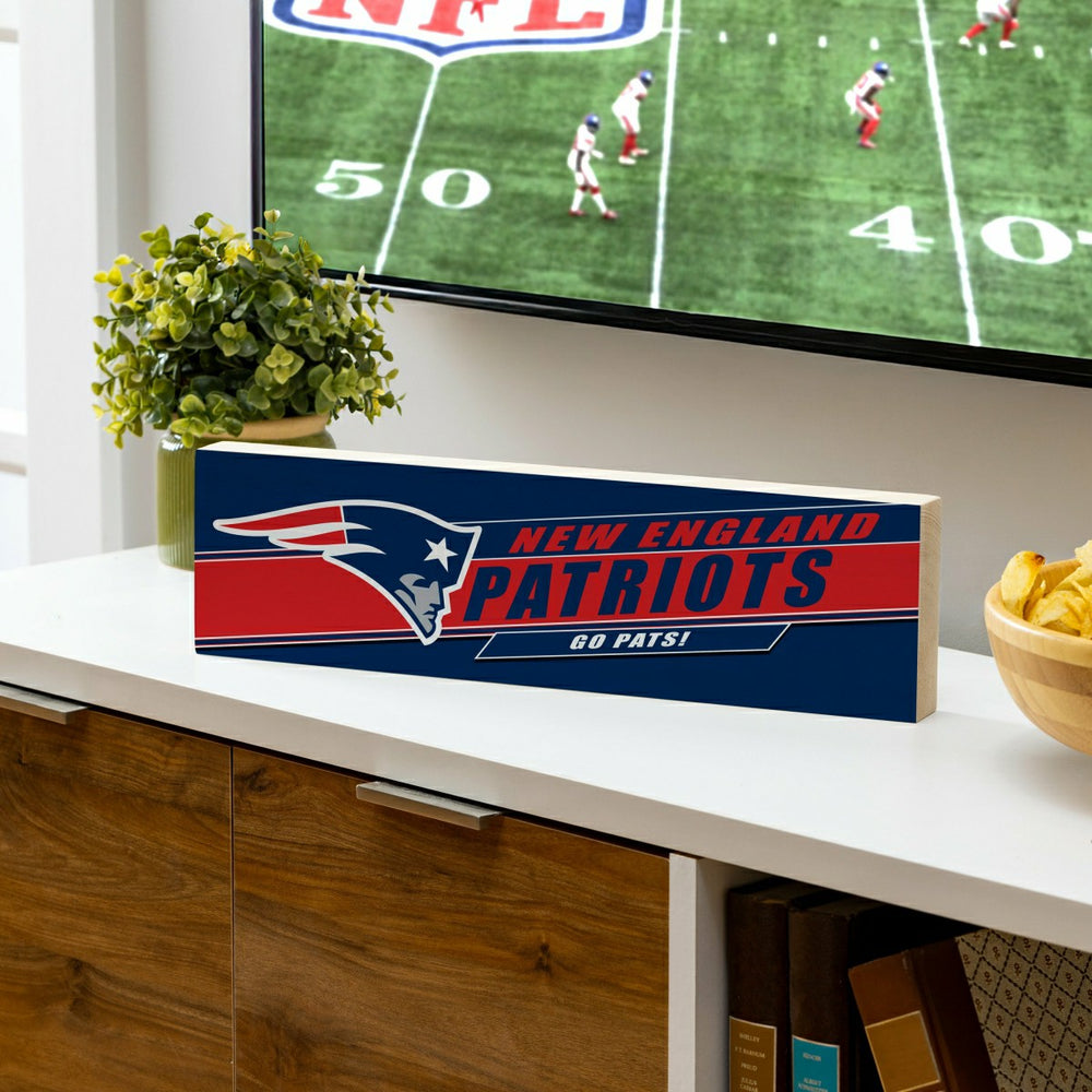 New England Patriots Mantle Sign, Down Home Fans, 5x18, NFL, Home