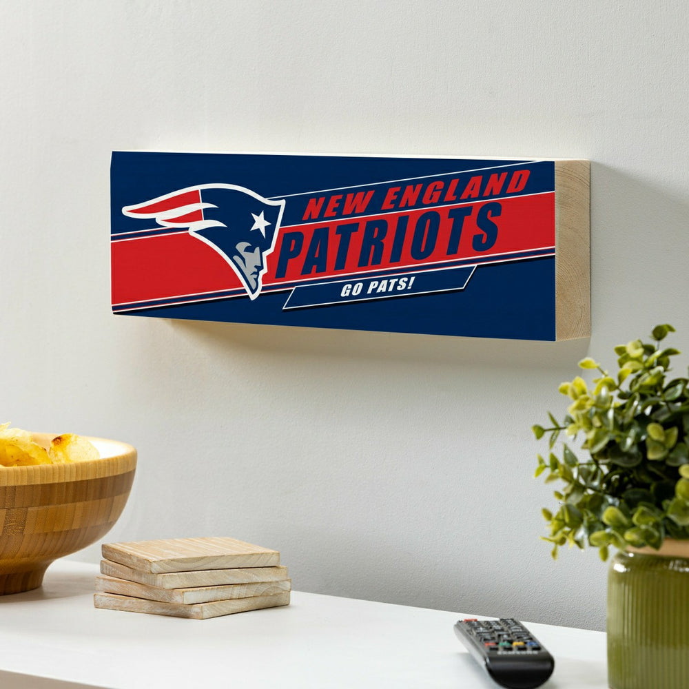 New England Patriots Mantle Sign, Down Home Fans, 5x18, NFL, Home