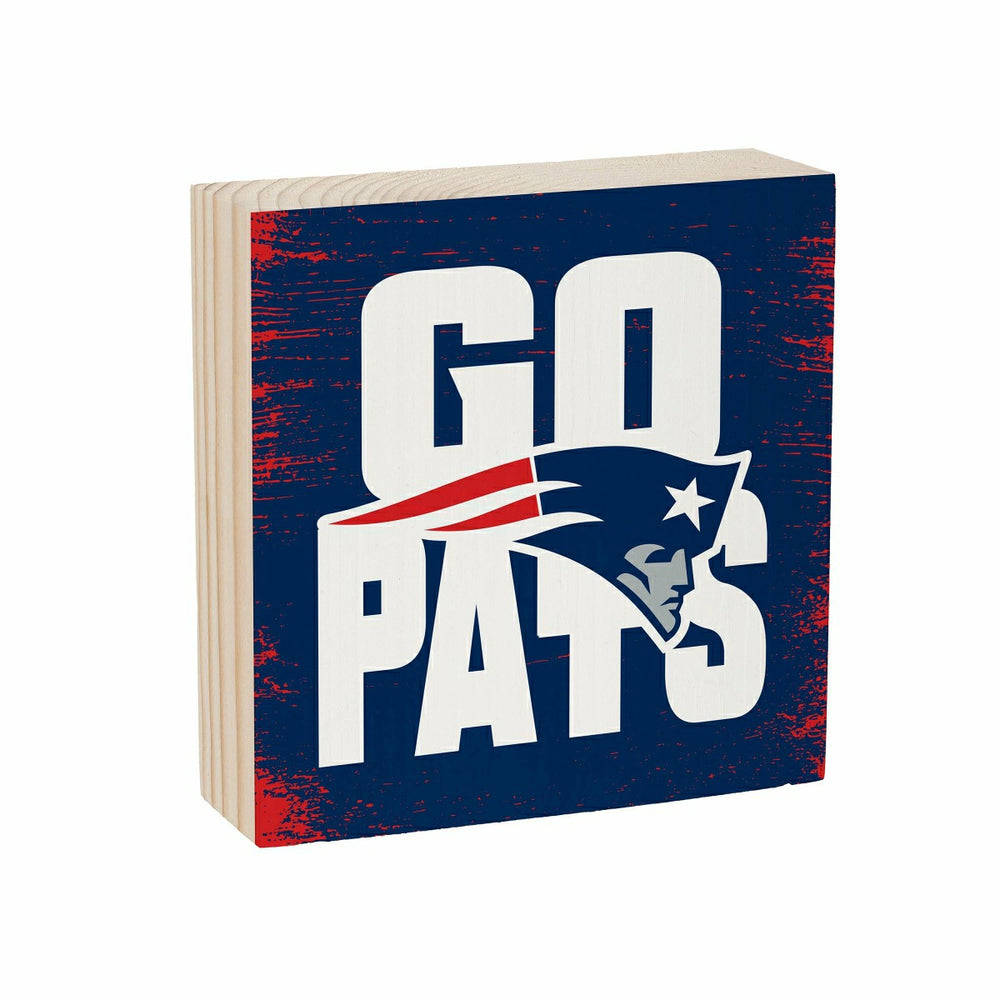 New England Patriots Plock, Down Home Fans, 6x6, NFL, Home
