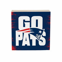 New England Patriots Plock, Down Home Fans, 6x6, NFL, Home