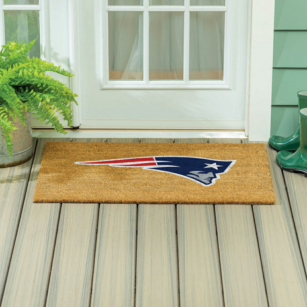 New England Patriots Large Full Color Coir Mat, 36"x24", NFL