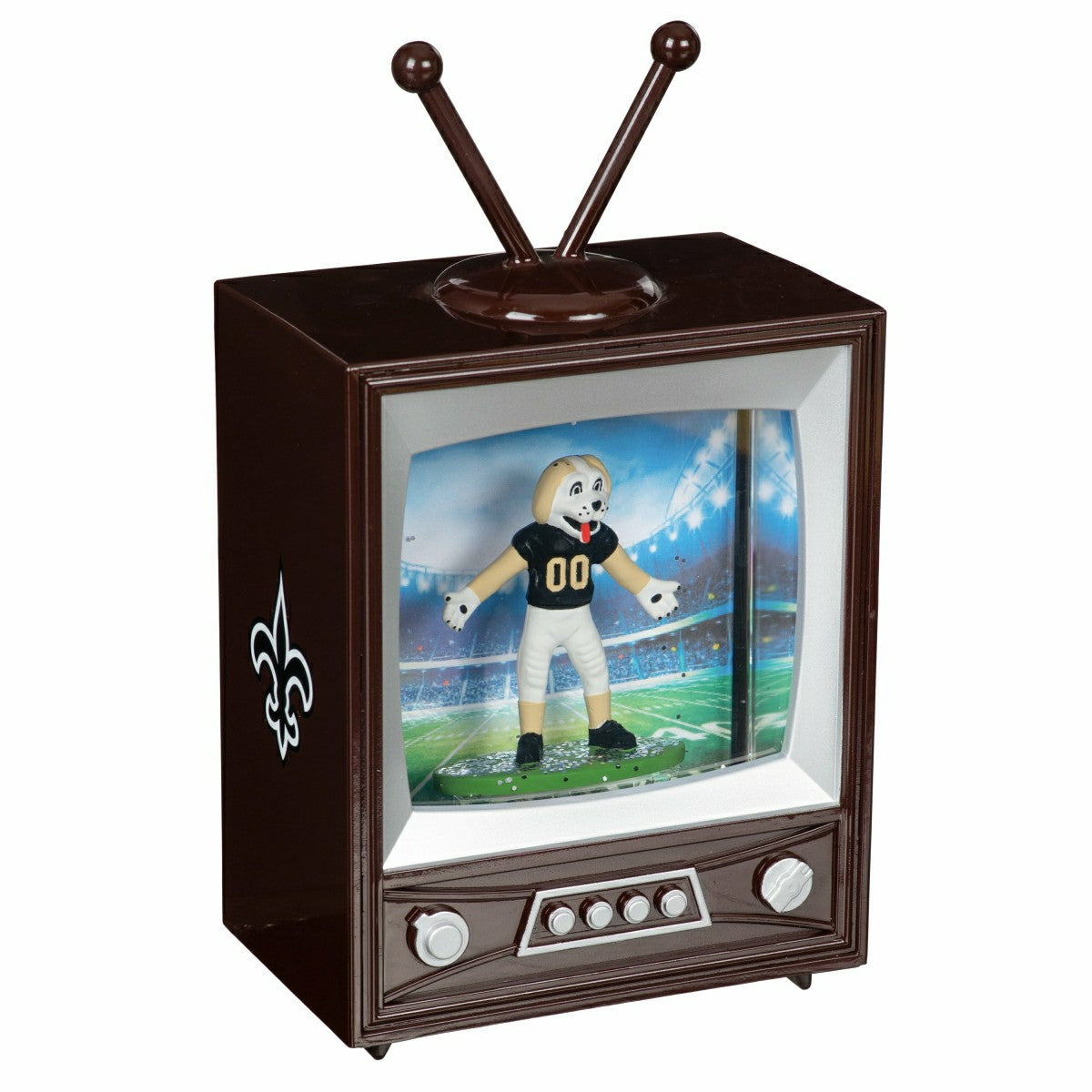 New Orleans Saints Vintage TV Water Lantern, NFL, Home