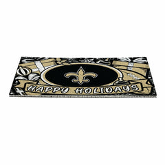 New Orleans Saints Holiday PVC Mat, 28"x16", NFL