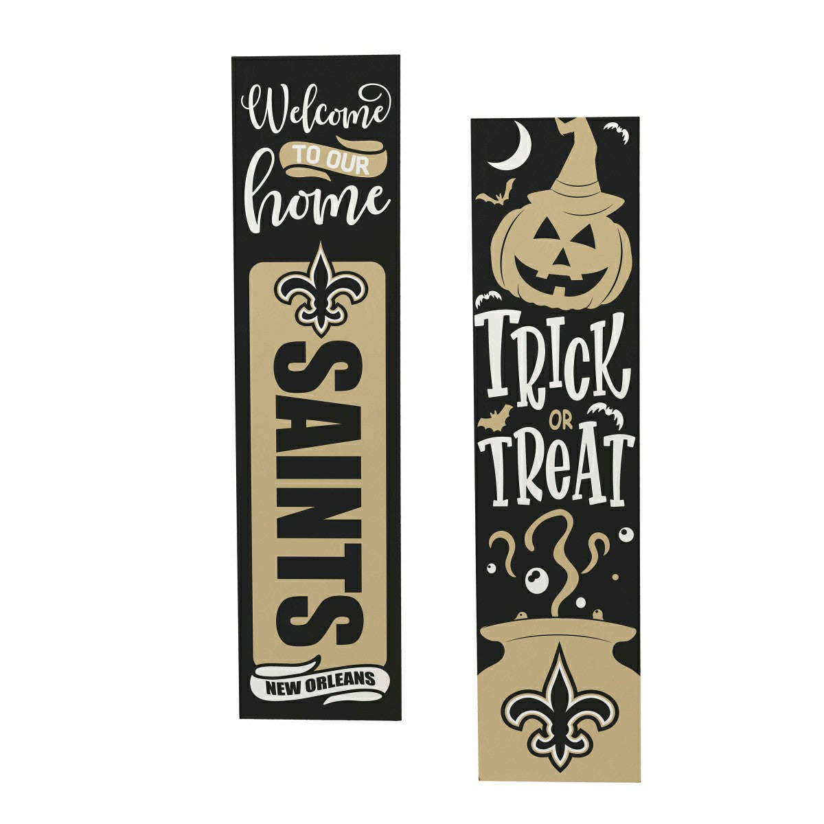 47" Double Sided Leaner, New Orleans Saints, Halloween, NFL, Home