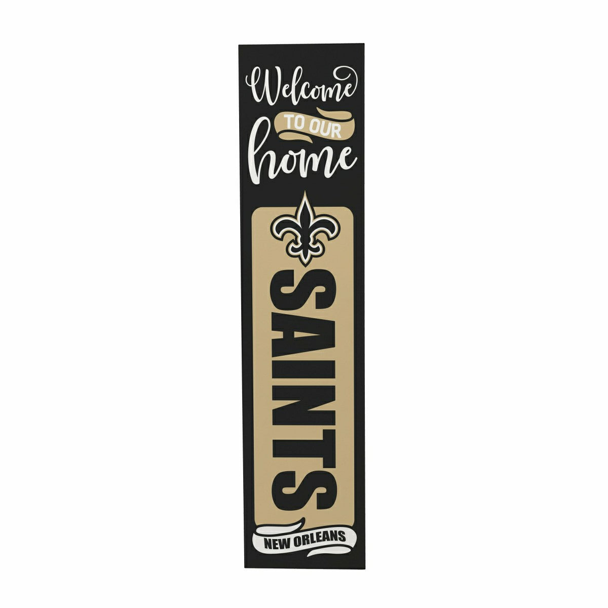 47" Double Sided Leaner, New Orleans Saints, Halloween, NFL, Home