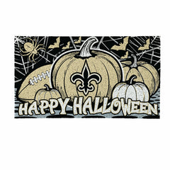 New Orleans Saints Halloween PVC Mat, 28"x16", NFL