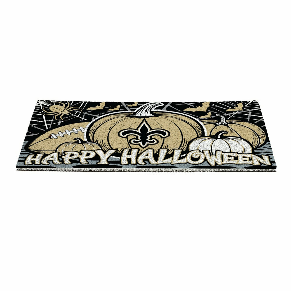 New Orleans Saints Halloween PVC Mat, 28"x16", NFL