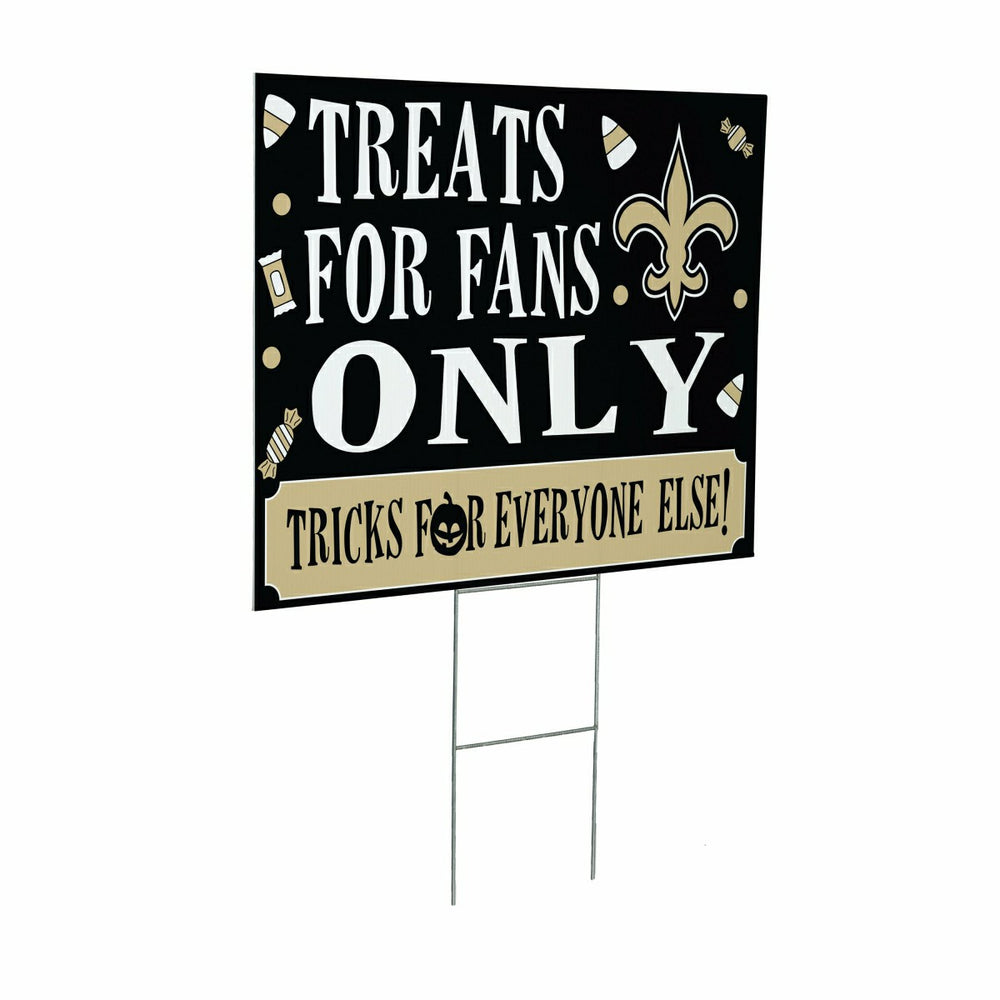 New Orleans Saints Yard Sign, Halloween Treats for Fans, NFL, Home