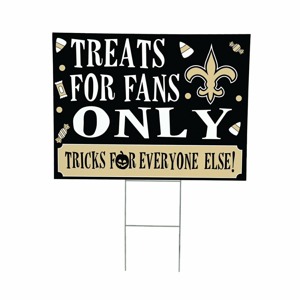 New Orleans Saints Yard Sign, Halloween Treats for Fans, NFL, Home