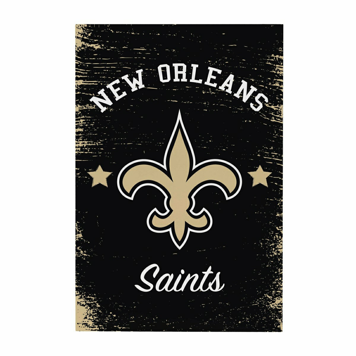 New Orleans Saints Wood Wall Sign, 16x24, NFL, Home