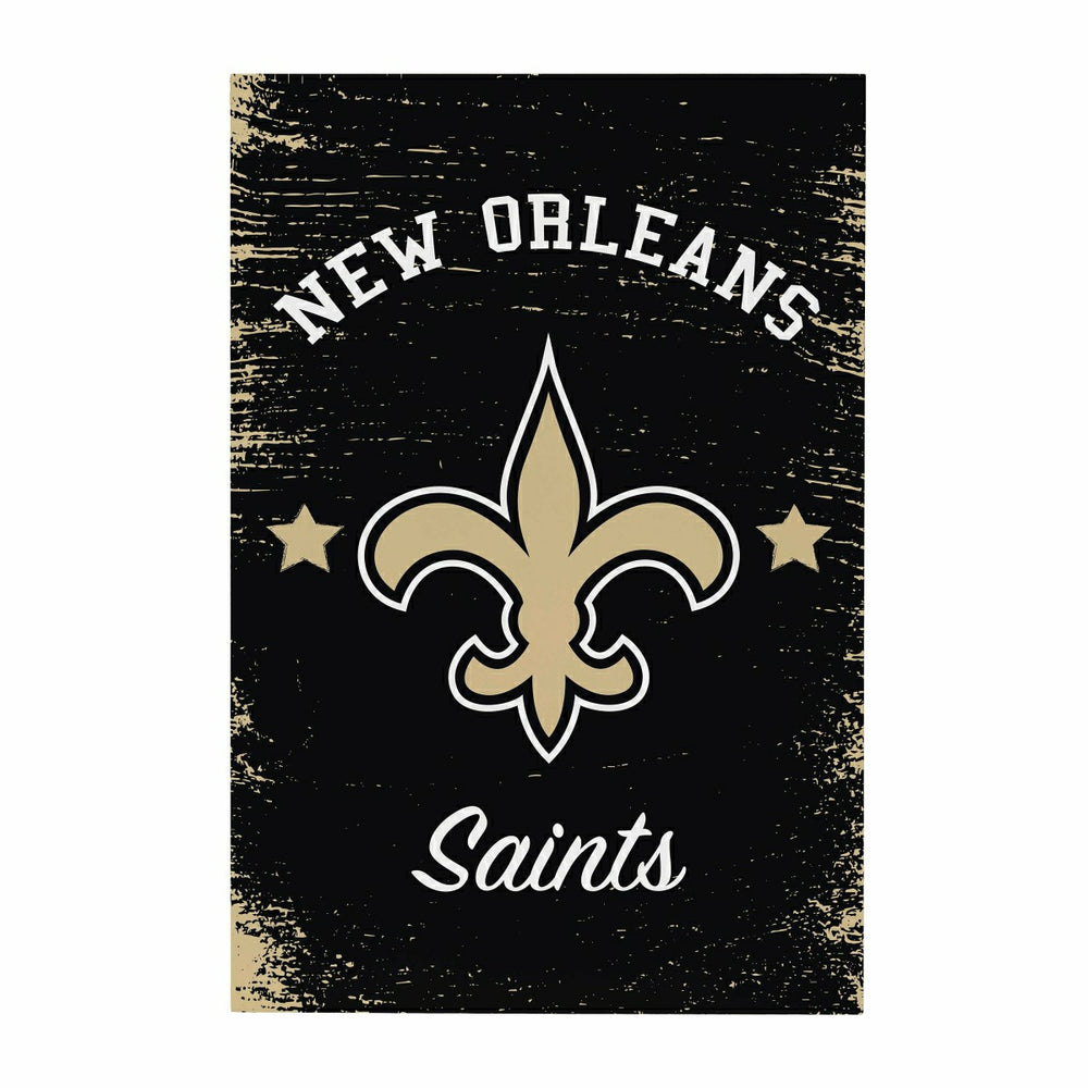 New Orleans Saints Wood Wall Sign, 16x24, NFL, Home