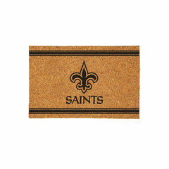 New Orleans Saints Large One Color Coir Mat, 36"x24", NFL