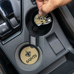 New Orleans Saints Car Coaster Set, 2pc, NFL