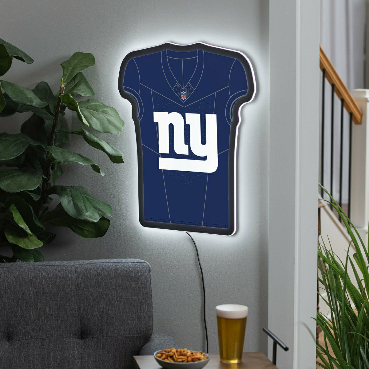 New York Giants NFL Football Jersey Edgelite LED Decor, NFL
