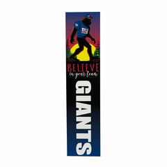 New York Giants 46" Double Sided Leaner, Bigfoot, NFL, Home