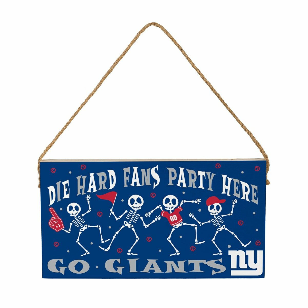 New York Giants Halloween Wood Wall Sign, 6x11, NFL, Home