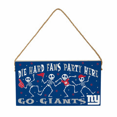 New York Giants Halloween Wood Wall Sign, 6x11, NFL, Home