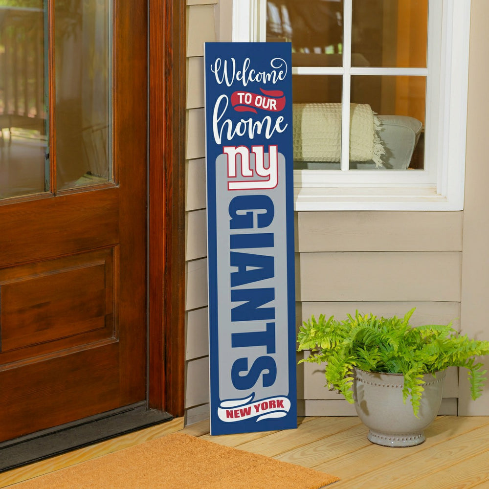 47" Double Sided Leaner, New York Giants, Halloween, NFL, Home