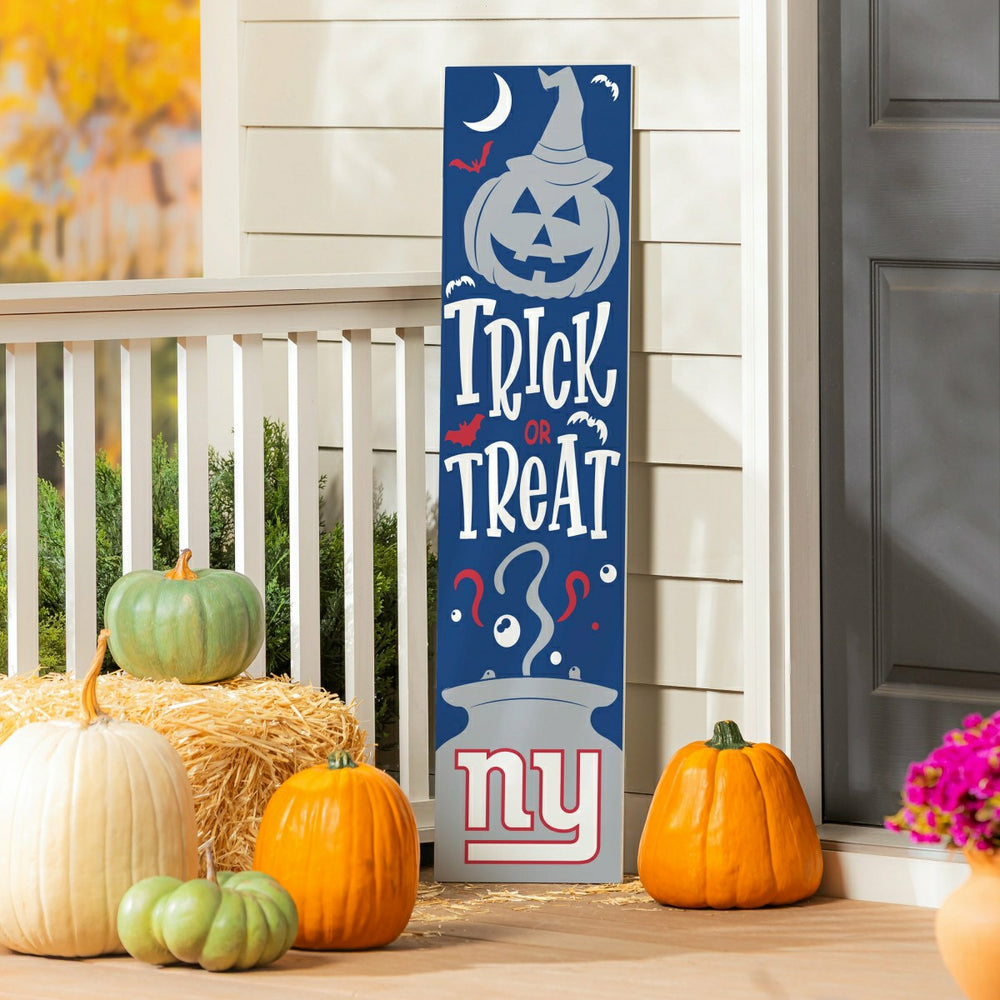 47" Double Sided Leaner, New York Giants, Halloween, NFL, Home