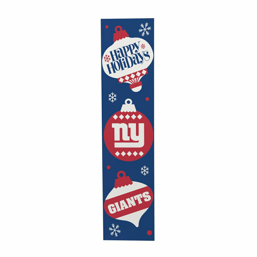 47" Double Sided Leaner, New York Giants, Christmas, NFL, Home