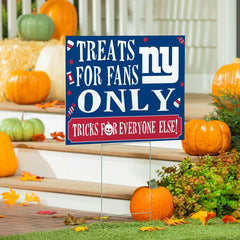 New York Giants Yard Sign, Halloween Treats for Fans, NFL, Home
