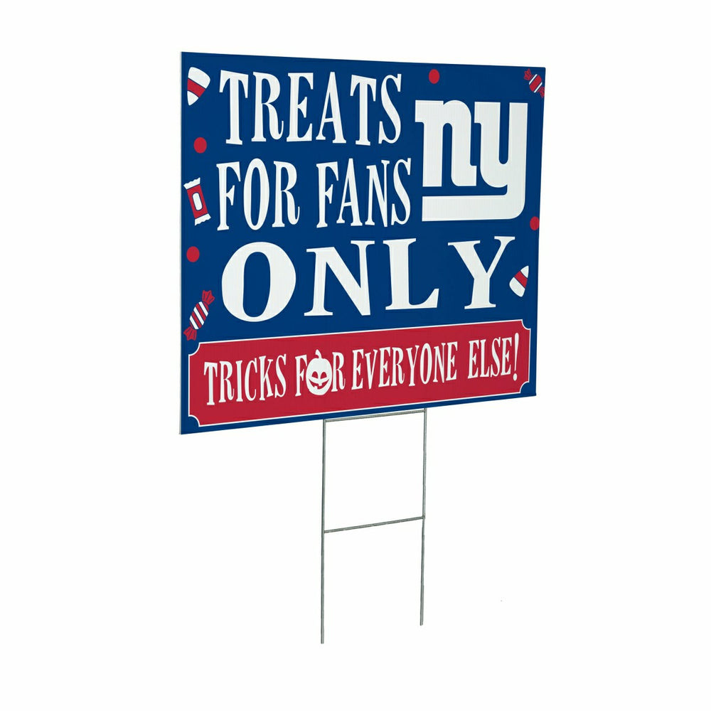 New York Giants Yard Sign, Halloween Treats for Fans, NFL, Home