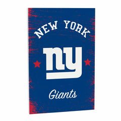 New York Giants Wood Wall Sign, 16x24, NFL, Home