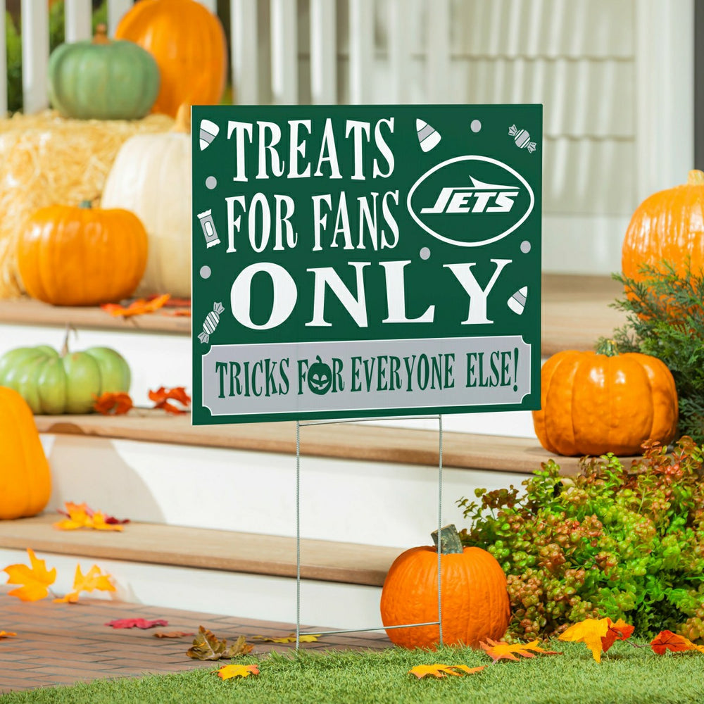 New York Jets Yard Sign, Halloween Treats for Fans, NFL, Home
