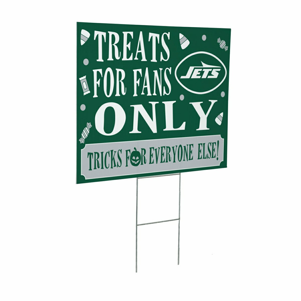 New York Jets Yard Sign, Halloween Treats for Fans, NFL, Home
