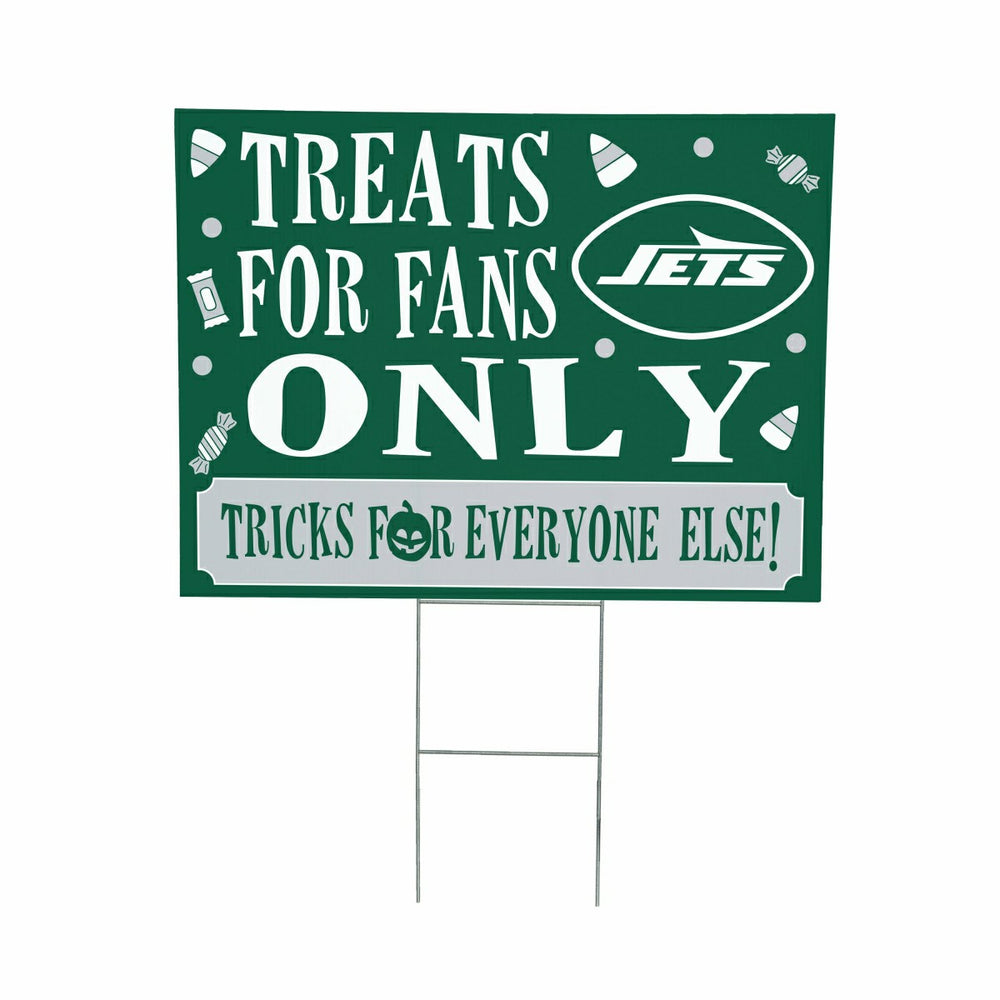 New York Jets Yard Sign, Halloween Treats for Fans, NFL, Home