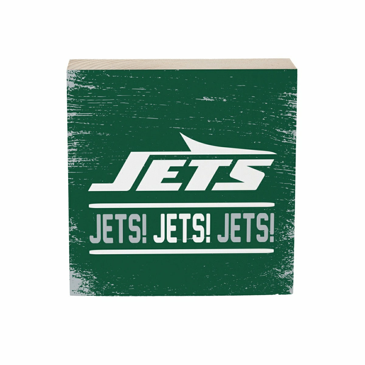 New York Jets Plock, Down Home Fans, 6x6, NFL, Home