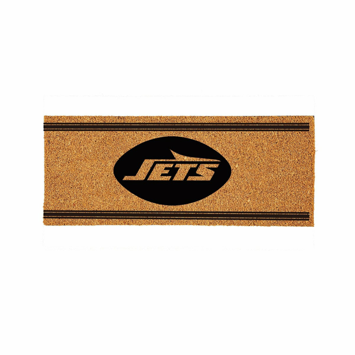 New York Jets Extra Large One Color Coir Mat, 60"x24", NFL