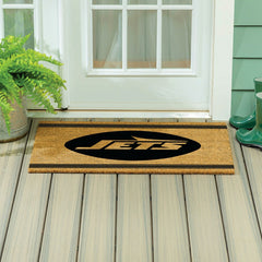 New York Jets Large One Color Coir Mat, 36"x24", NFL