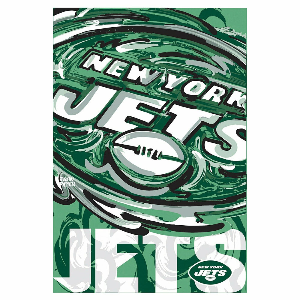 New York Jets, Suede REG, Justin Patten Logo, NFL, Home