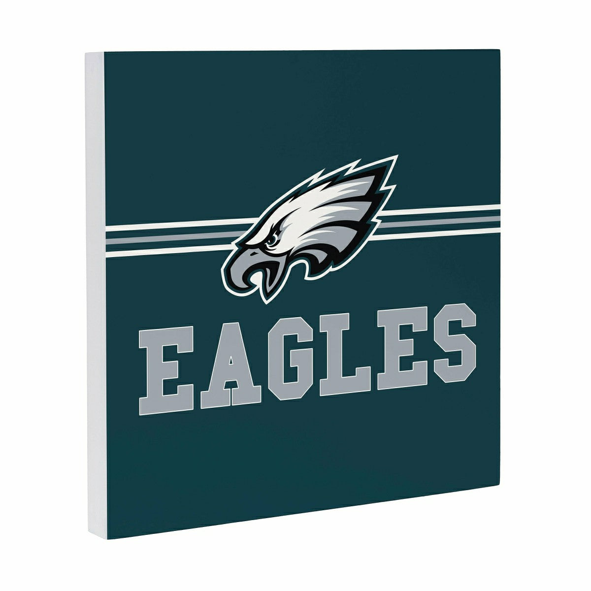 Philadelphia Eagles Wood Wall Sign, 12x12, NFL, Home