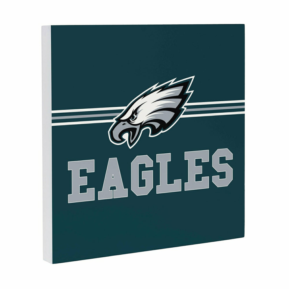 Philadelphia Eagles Wood Wall Sign, 12x12, NFL, Home